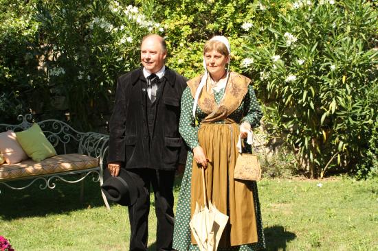 Défilé de mode d'antan