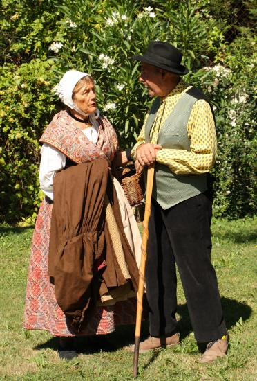 Défilé de mode d'antan