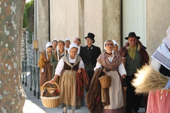 Défilé de mode d'antan