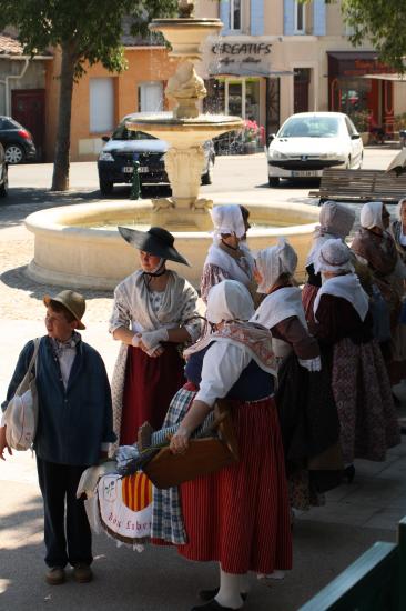 Défilé de mode d'antan